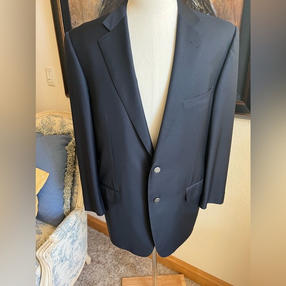 Ermenigildo Zegna Navy Blazer 44R - Picture 1 of 5